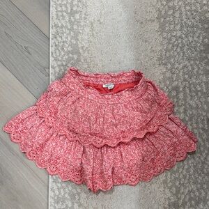 American Eagle Outfitters Pink Floral A-Line Skirt